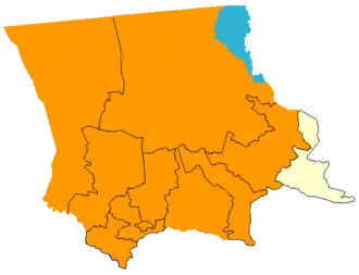 Кордайский район на карте