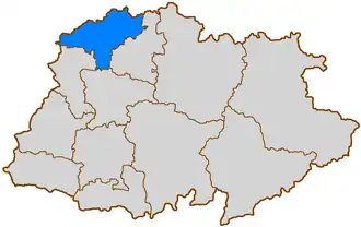 Солигаличский уезд на карте