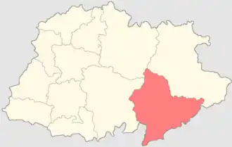 Варнавинский уезд на карте