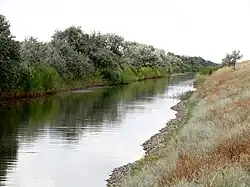Канал вдоль берега Утлюкского лимана