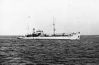 Канонерская лодка «Красная Грузия», начало 1930-х годов (до капремонта в 1934—1935 годах).