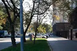 Вид от поворота проезда в восточном направлении