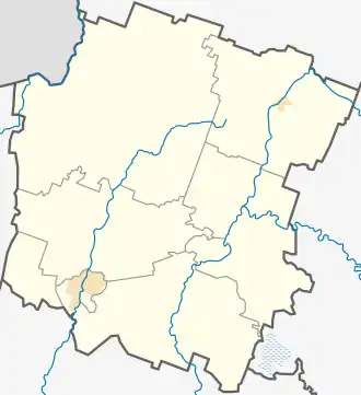 Бутинге на карте