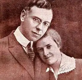 Кристина Бакмане с мужем З.&nbsp;А.&nbsp;Мейеровицем