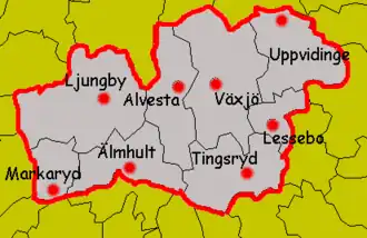 Лен Крунуберг на карте