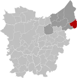 Расположение муниципалитета на карте провинции