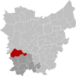 Расположение муниципалитета на карте провинции