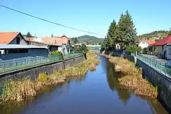 Среднее течение Крупиницы в городе Крупина