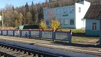 Станционное здание.