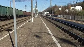 Вид с южного края платформы