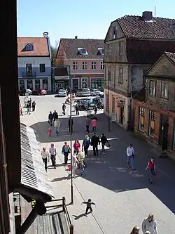 Улица Лиепаяс у пересечения с улицей Базницас