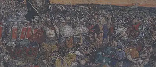 В. М. Васнецов, «Битва на Куликовом поле», 1915