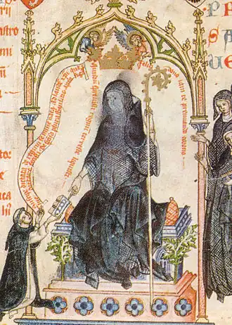 Изображение из «Пассионала аббатисы Кунигунды».