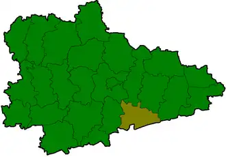 Половинский районПоловинский муниципальный округ на карте