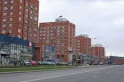 Соколово-Мещерская улица у дома 25, вид на север