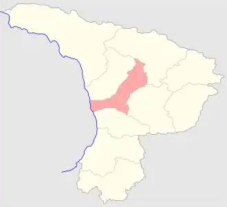 Сенакский уезд на карте