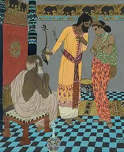 Иллюстрация на индийский сюжет