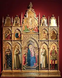 Полиптих Кальи. 1461. Пинакотека Брера, Милан