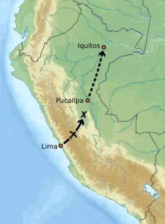 Маршрут рейса 508