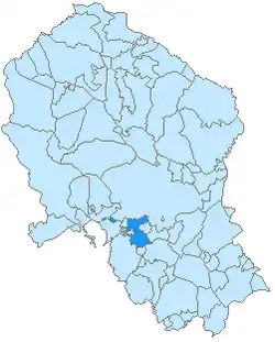 Расположение муниципалитета Ла-Рамбла на карте провинции