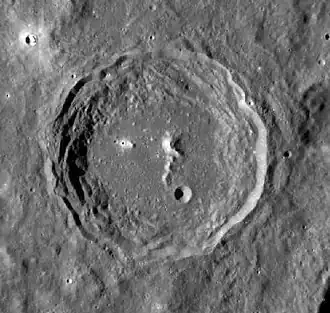 Снимок зонда Lunar Reconnaissance Orbiter.