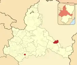 Расположение муниципалитета на карте провинции