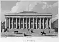 Биржа в Париже. Гравюра по рисунку О. Пьюджина. 1831