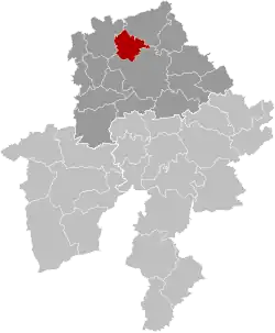 Расположение муниципалитета на карте провинции