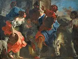 Дочь Иеффая. Холст, масло. Лувр, Париж