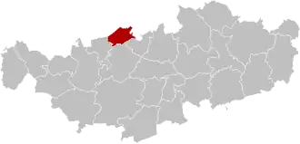 Расположение муниципалитета на карте провинции