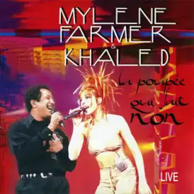 Обложка сингла Милен Фармер и Халеда «La Poupée qui fait non» (1997)