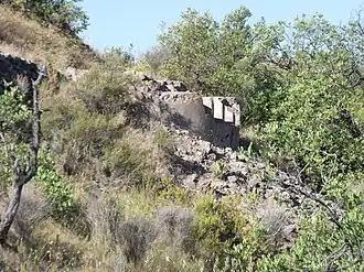 Пулеметное гнездо на линии XYZ в Валь-де-Ухо