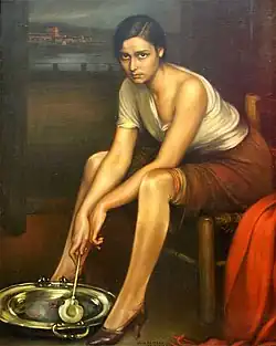 Маленькая торговка углём, 1930