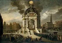 Процессия Христа-Искупителя Антверпена 27 августа 1685 года. Между 1687 и 1688. Холст, масло. Прадо, Мадрид