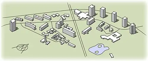 План застройки выставки Интербау