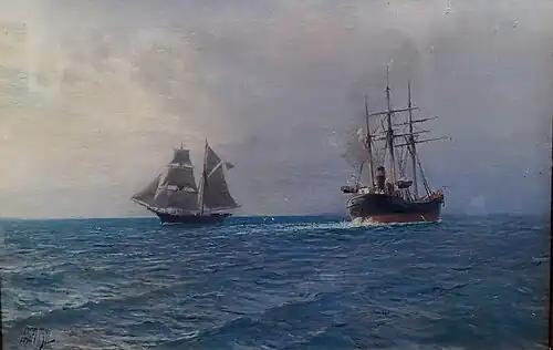 Л. Ф. Лагорио. В море. 1902