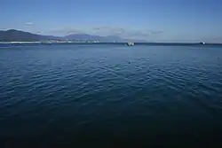 Озеро Бива зимой