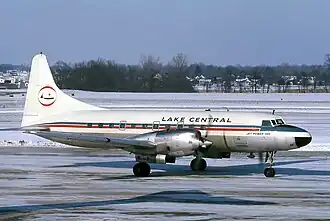 Convair 580 компании Lake Central[англ.]