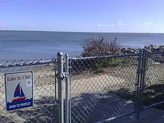 Озеро Сент-Клэр, вид из штата Мичиган