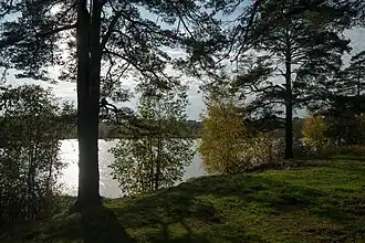 Озеро Сювеярви в октябре