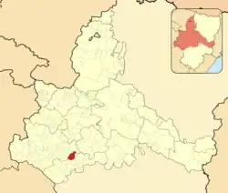 Расположение муниципалитета на карте провинции