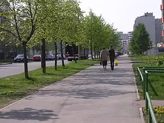 Улица Линнамяэ весной