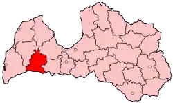 Салдусский район на карте