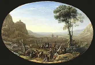 Клод Лоррен. Сузский проход, взятый Людовиком XIII. Лувр