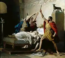 Клятва Брута или Смерть Лукреции. Ок. 1797. Холст, масло. Вилла Фрагонар, Грас
