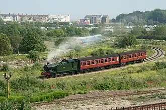 На подходе к станции Барри