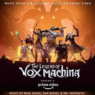 Обложка альбома Нила Акри, Сэма Ригела и Mr. Fantastic «The Legend of Vox Machina: Season 2 (Music from the Original Series on Prime Video)» ()