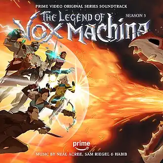Обложка альбома Нила Акри, Сэма Ригела и Habib «The Legend of Vox Machina: Season 3 (Prime Video Original Series Soundtrack)» ()