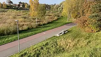 Велосипедная дорожка в Лентварисе, Литва