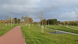 Велосипедная дорожка в Лентварисе, Литва